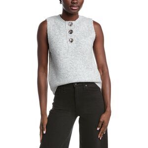 Anna Kay Womens  Kellie Sweater Vest, Gray